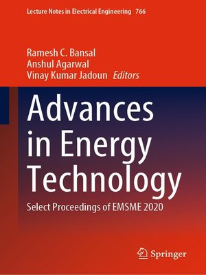cover image of Advances in Energy Technology